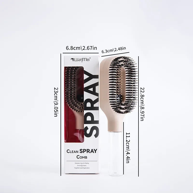 Multi-functional Spray Bottle Hair Comb